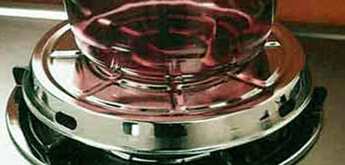 Heat diffuser for electric, ceramic and glass stove tops