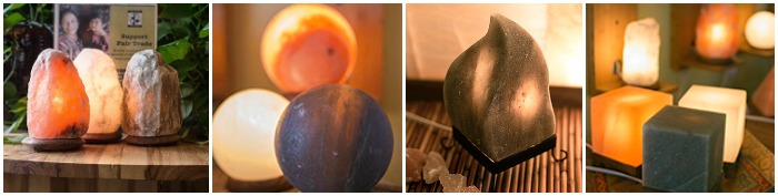 So Well Himalayan Salt Lamp Colors and Shapes