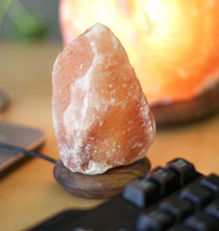 Natural USB Salt Lamp